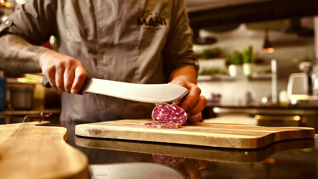 Salame Opus Nera + Pizzeria "Con Le Mani"